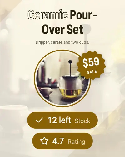 Ceramic Pour-Over Set