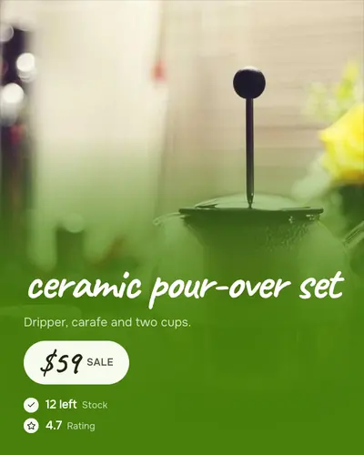 Ceramic Pour-Over Set